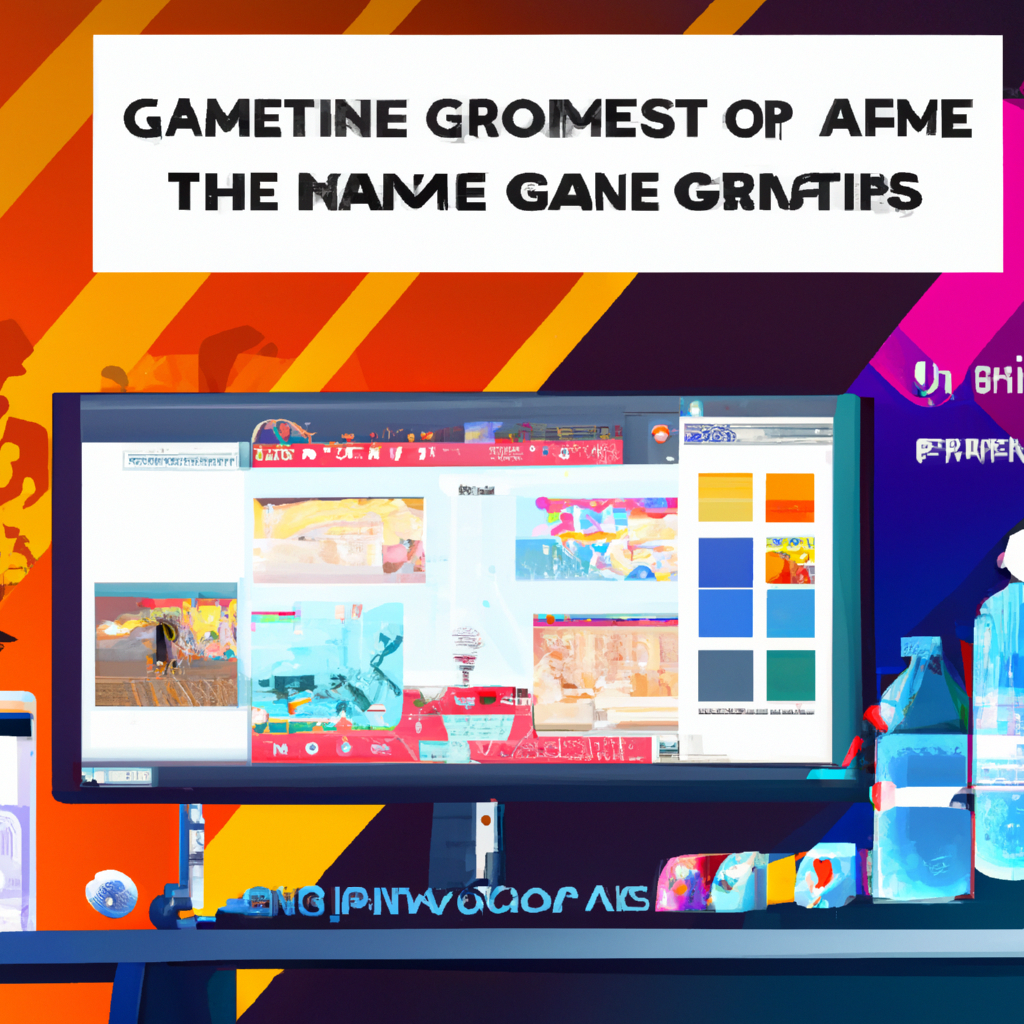 Behind the scenes art and tools